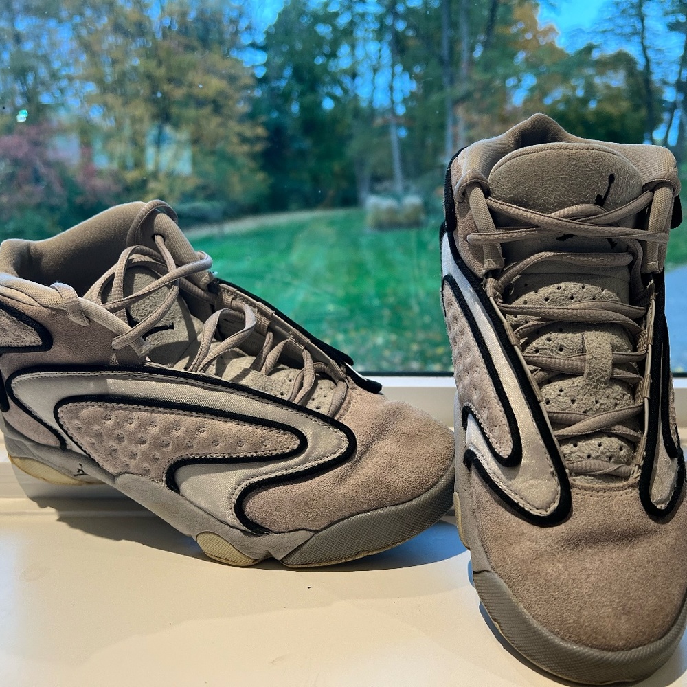 They are suede Air Jordans - Picture 1 of 1